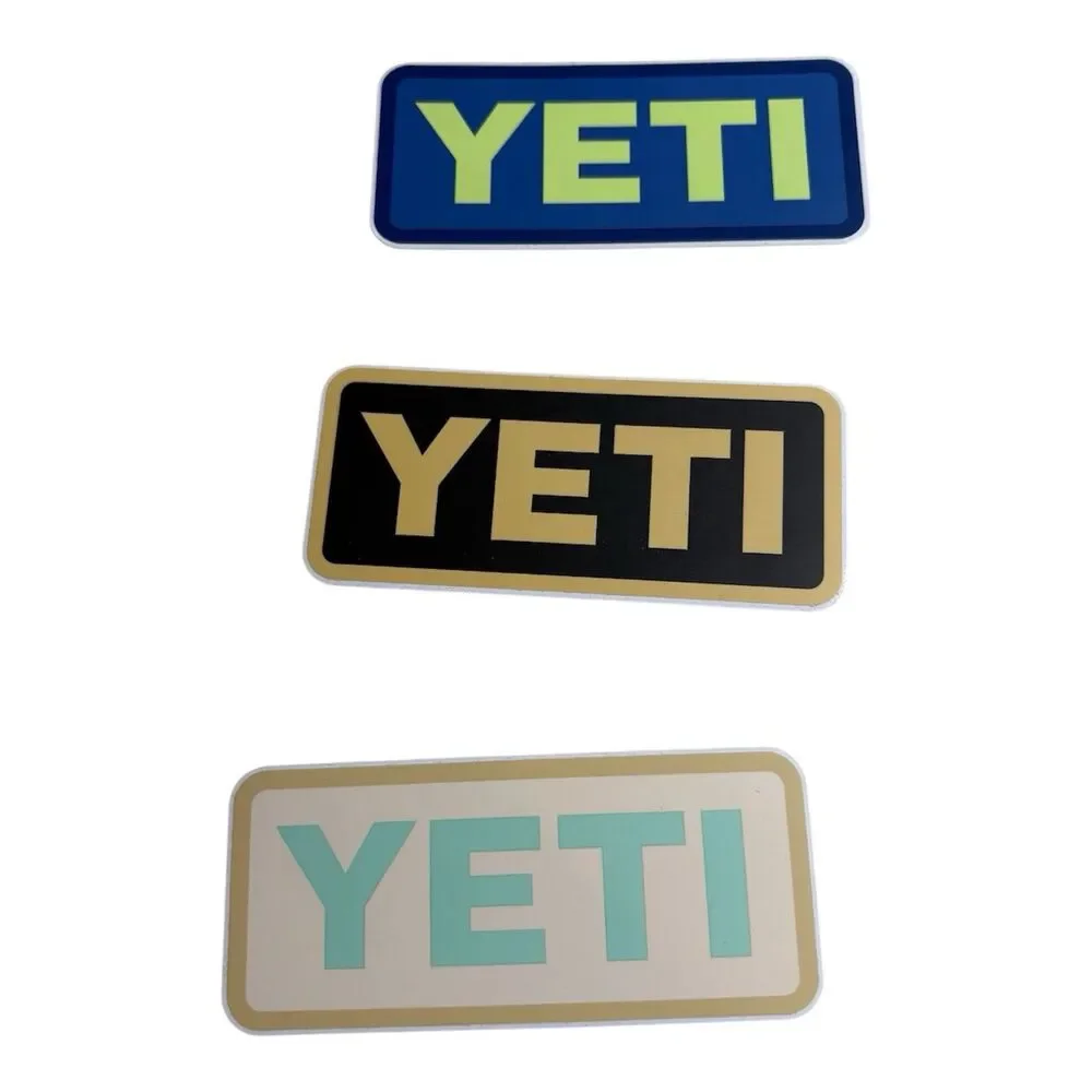 Authentic YETI Decal Stickers Brand New 6 and 2 Corkcicle sticker sheets